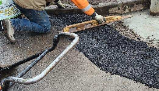 Small Asphalt patch repair in Utah.